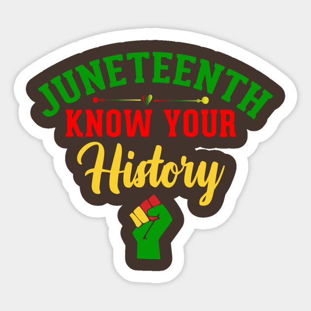 KNOW YOUR HISTORY Sticker by Banned Books Club